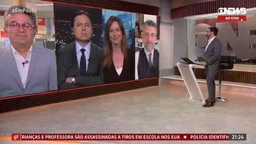 Carolina Cimenti pede desculpas ao vivo após uso de termo racista - Reprodução/GloboNews