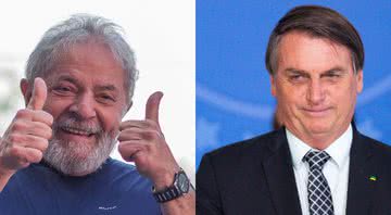 Montagem com fotografias de Lula e Bolsonaro, respectivamente - Getty Images