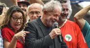 Lula em discurso no Sindicato dos Metalúrgicos do ABC (2019) - Getty Images