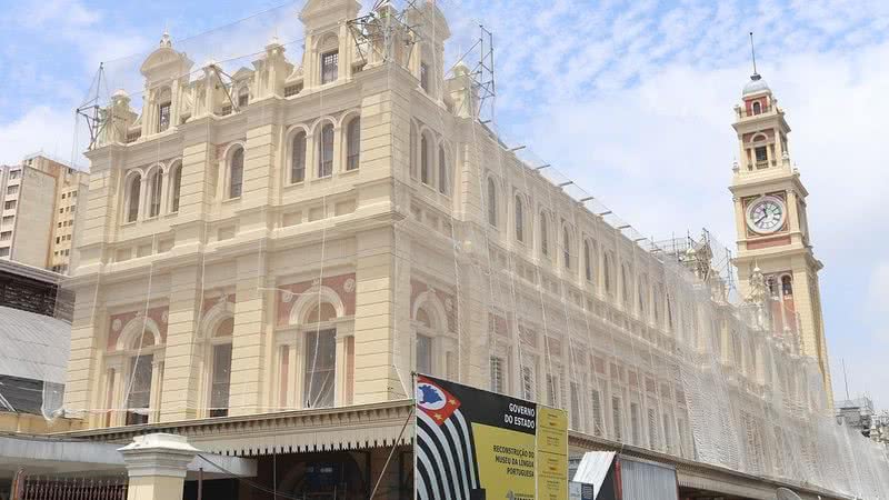 Fachada do Museu em reforma - Divulgação / Governo do Estado de São Paulo