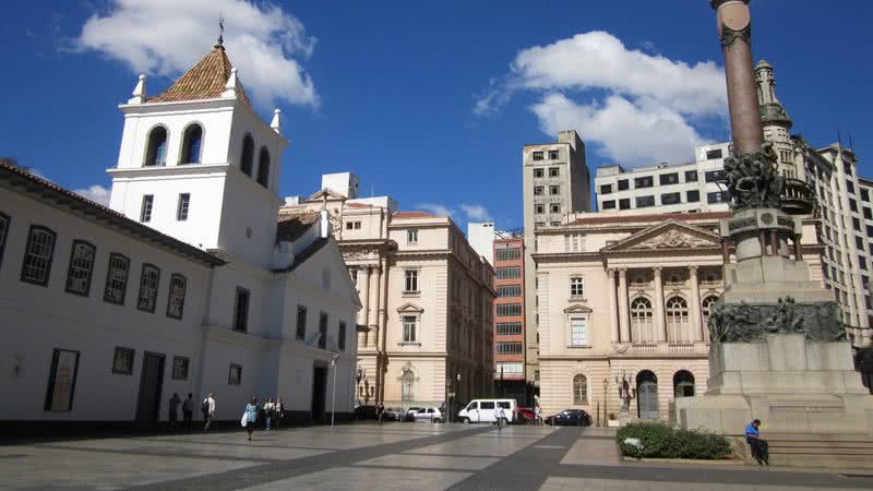 Fotografia do Pátio do Colégio, em São Paulo - edsonaoki/ Creative Commons/ Wikimedia Commons