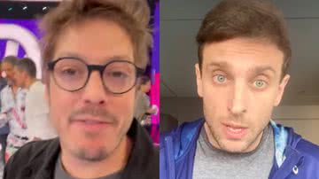 Os comediantes Fábio Porchat e Leo Lins, respectivamente - Reprodução/Instagram