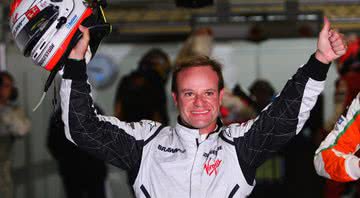 Rubens Barrichello após corrida em 2009 - Getty Images