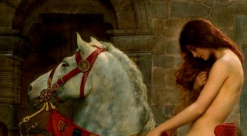 Detalhe do retrato de Lady Godiva por John Collier - Wikimedia Commons