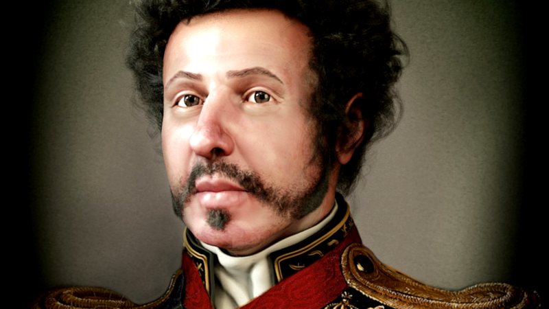 Reconstrução facial mostra verdadeiro rosto de D. Pedro I - Cícero Moraes