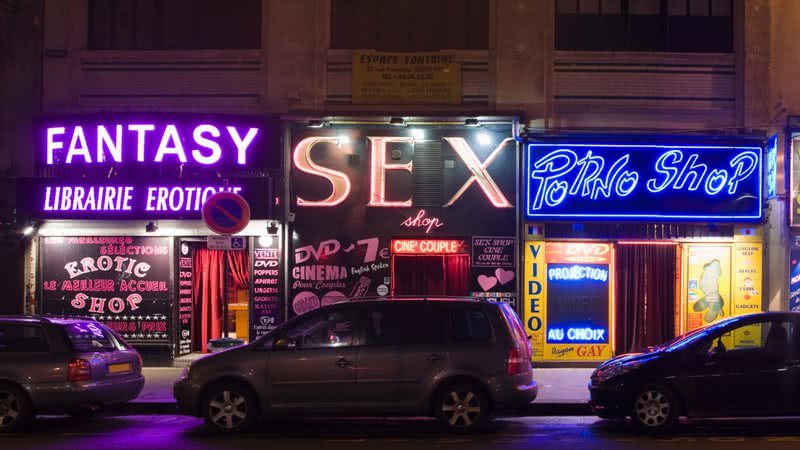 Imagem meramente ilustrativa de fachadas de Sex Shops - Getty Images