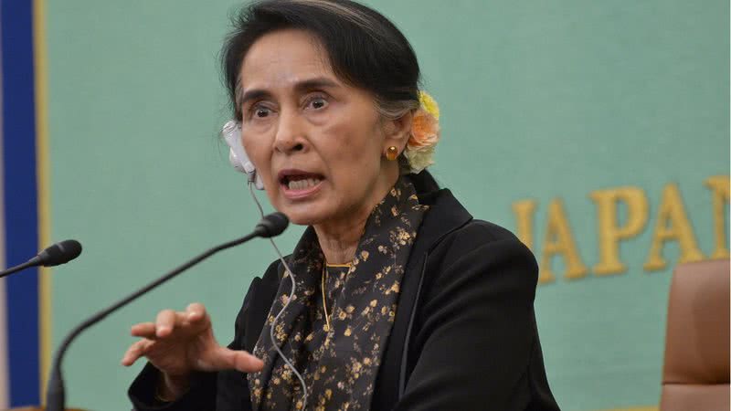 A líder civil Aung San Suu Kyi - Wikimedia Commons