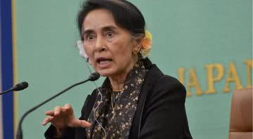 Aung San Suu Kyi é filha do Pai da Birmânia moderna - Getty Images