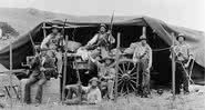 Soldados holandeses na Guerra dos Bôeres, travada entre outubro de 1899 e maio de 1902 - Getty Images