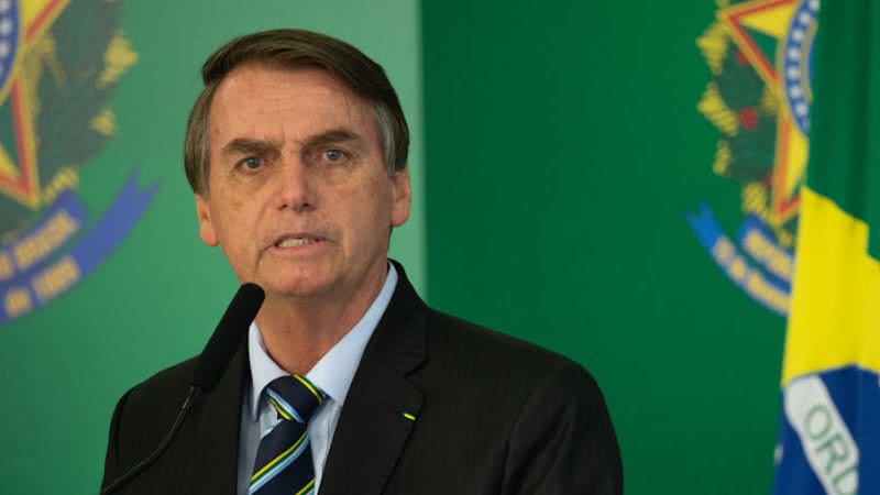 Bolsonaro no Palácio do Itamaraty, 28 de fevereiro de 2019 - Getty Images