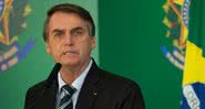 Bolsonaro no Palácio do Itamaraty, 28 de fevereiro de 2019 - Getty Images