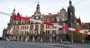 Fachada do Gruenes Gewoelbe, assaltado na segunda feira (25) - Getty Images