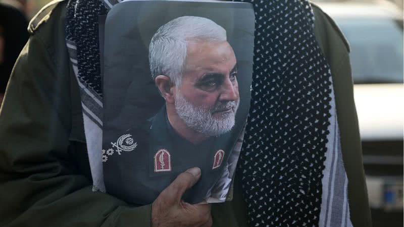 Antiga homenagem a Qassem Soleimani - Getty Images