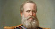 D. Pedro II em pintura oficial - Domínio Público