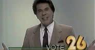 Silvio Santos em candidatura no ano de 1989 - Reprodução/Video/Youtube