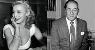 A atriz Carole Landis (à esq.) e Rex Harrison (à dir.) - Divulgação