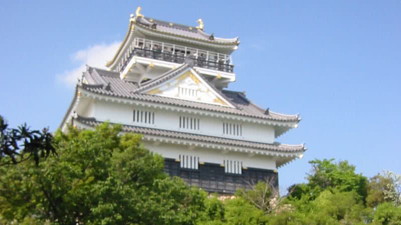 Castelo de Gifu, reconstruído em 1910 - Wikimedia Commons