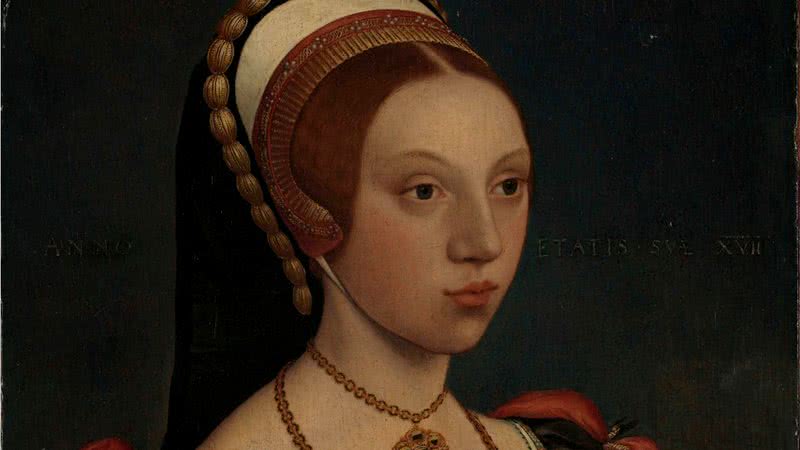 Catarina Howard em pintura da Dinastia Tudor - Wikimedia Commons