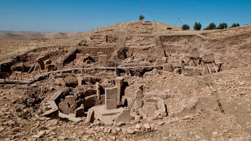 Fotografia de Göbekli Tepe - Divulgação/ Wikimedia Commons/ Teomancimit/ Arquivo Pessoal