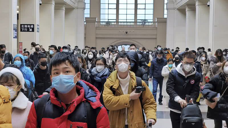 Imagem meramente ilustrativa de Estação Ferroviária em Wuhan, China - Getty Images