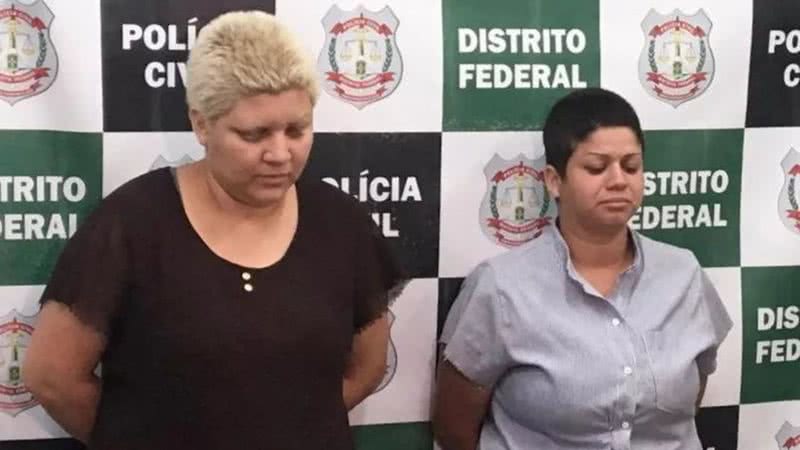 Rosana e Kacyla juntas após prisão em flagrante - Divulgação / Polícia Civil - DF