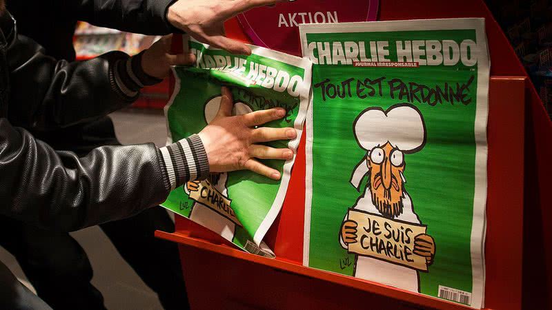 Primeira capa do Charlie Hebdo após os ataques - Getty Images