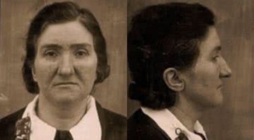 Mugshot de Leonarda Cianciulli já presa - Wikimedia Commons