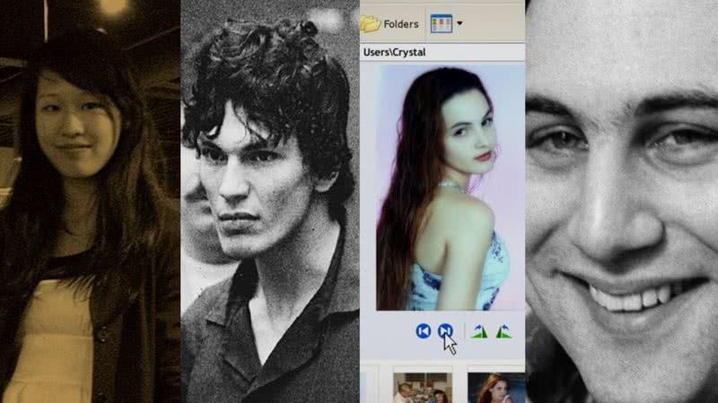 Elisa Lam, Richard Ramirez, Crystal Theobald e David Berkowitz - Arquivo Pessoal/Wikimidia Commons/Netflix/Wikimedia Commons