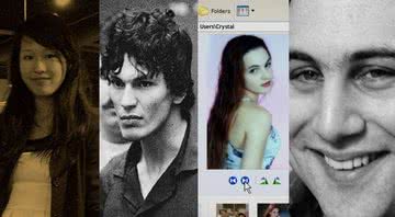 Elisa Lam, Richard Ramirez, Crystal Theobald e David Berkowitz - Arquivo Pessoal/Wikimidia Commons/Netflix/Wikimedia Commons