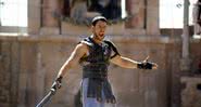 Russell Crowe como Maximus em Gladiador - Reprodução