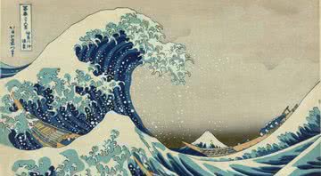 A Grande Onda de Kanagawa, de Katsushika Hokusai - Domínio Público/ Creative Commons/ Wikimedia Commons