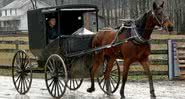 Família amish andando de carroça - Wikimedia Commons