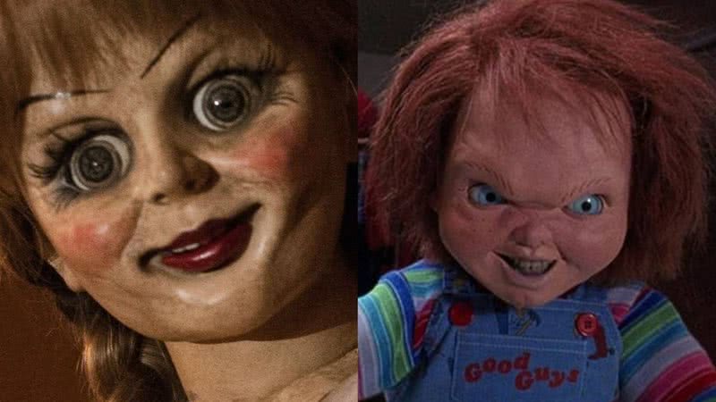 Os bonecos Annabelle e Chucky - Divulgação/Universal Pictures