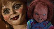 Os bonecos Annabelle e Chucky - Divulgação/Universal Pictures