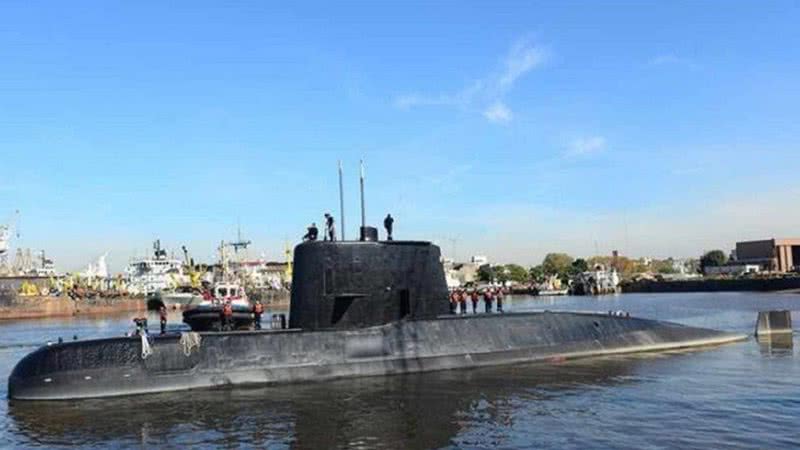 o submarino ARA San Juan - Marinha da Argentina