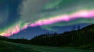 Imagem da aurora boreal avistada na Noruega - Reprodução / Facebook / Greenlander Tromsø