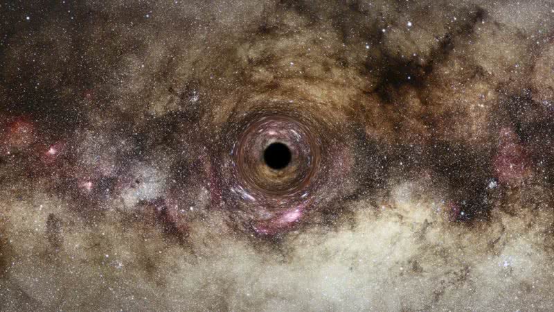 Imagem meramente ilustrativa de buraco negro - Divulgação/ ESA/ Telescópio Hubble