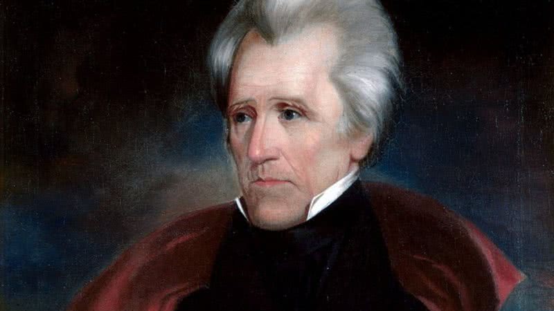 Andrew Jackson, presidente dos EUA - Domínio Público, via Wikimedia Commons