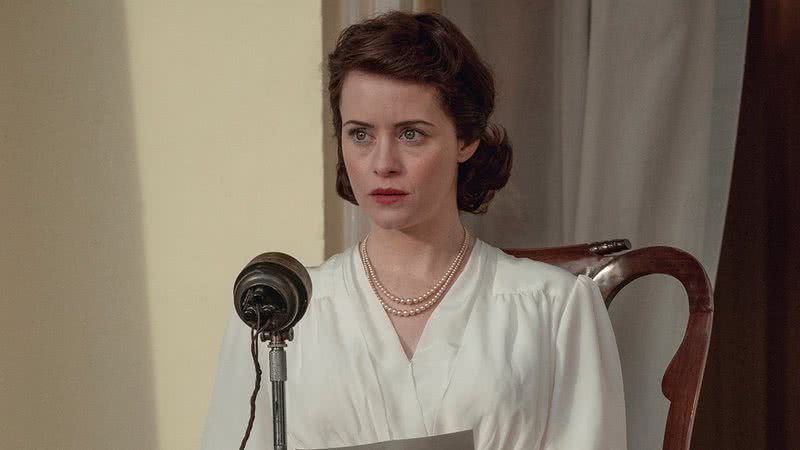 Claire Foy como rainha Elizabeth II em 'The Crown' - Divulgação/Netflix