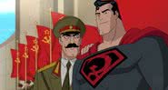 Imagem divulgada pela DC Comics do filme animado inspirado na HQ "Superman — Entre a Foice e o Martelo" - Divulgação