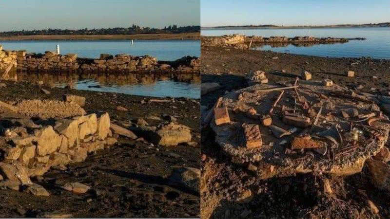 Fotografias das ruínas - Divulgação / California State Parks