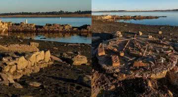 Fotografias das ruínas - Divulgação / California State Parks