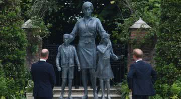 Estátua em homenagem à Diana - Getty Images