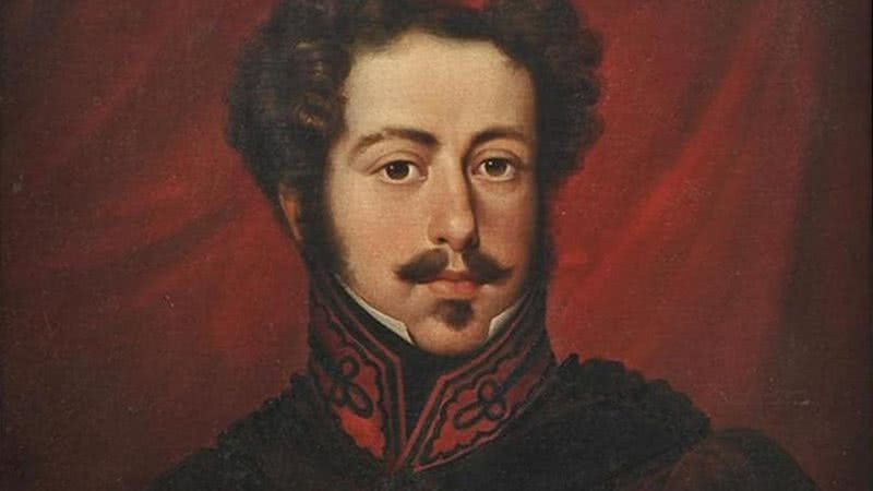 Pintura de Dom Pedro I, primeiro imperador do Brasil - Domínio Público