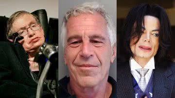 Stephen Hawking, Jeffrey Epstein e Michael Jackson - Getty Images