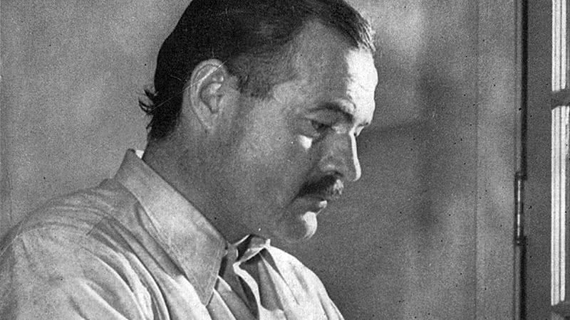 Fotografia de Ernest Hemingway - Domínio Público