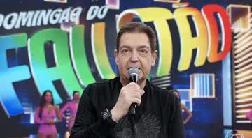 Fausto Silva durante o 'Domingão do Faustão' - Divulgação/Rede Globo