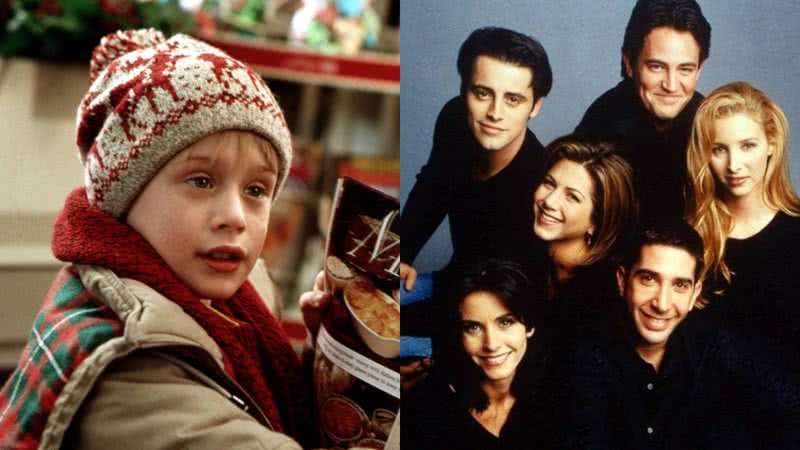 Imagens do filme 'Esqueceram de Mim' e da série 'Friends' - Divulgação