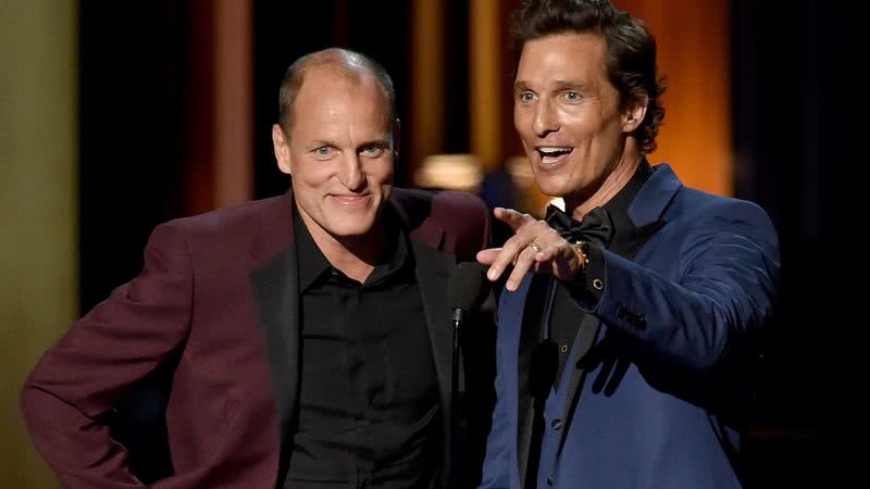 Os atores Matthew McConaughey e Woody Harrelson - Getty Images