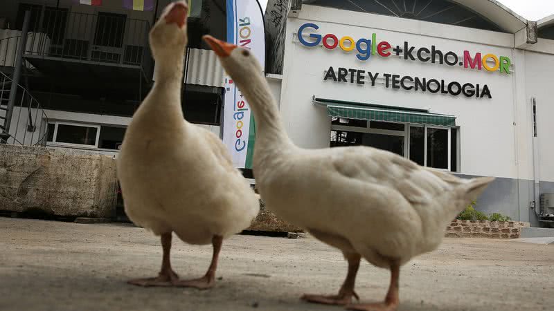 Estúdio da Google instalado em Havana que disponibiliza acesso à internet aos locais - Getty Images